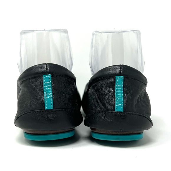 Tieks Black Leather Ballet Flats Size 7 - Picture 4 of 9